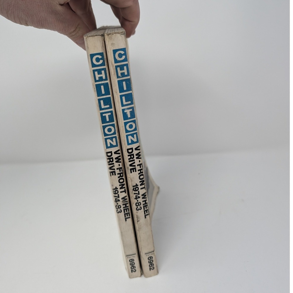 Chilton Volkswagen Front Wheel Drive 1974-83 Repair Manuals Rabbit GTI Jetta 2pk - Picture 4 of 13